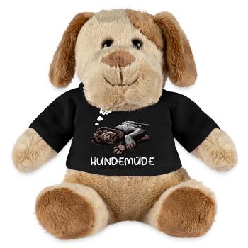 Hundemüde Deutsch Drahthaar drahthaar hunde - MiniFeet® Hund Helge - Schwarz - Vorne