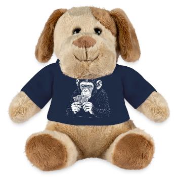 Chimp playing Cards - MiniFeet® Dog Helge - french navy - Front