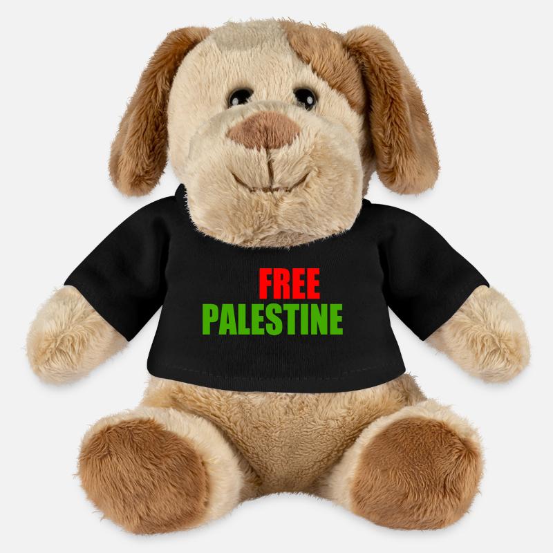 Free palestine - MiniFeet® Hund Helge - Schwarz