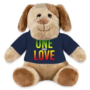 One Love Gradient: Unity in Color - MiniFeet® Dog Helge - french navy - Front