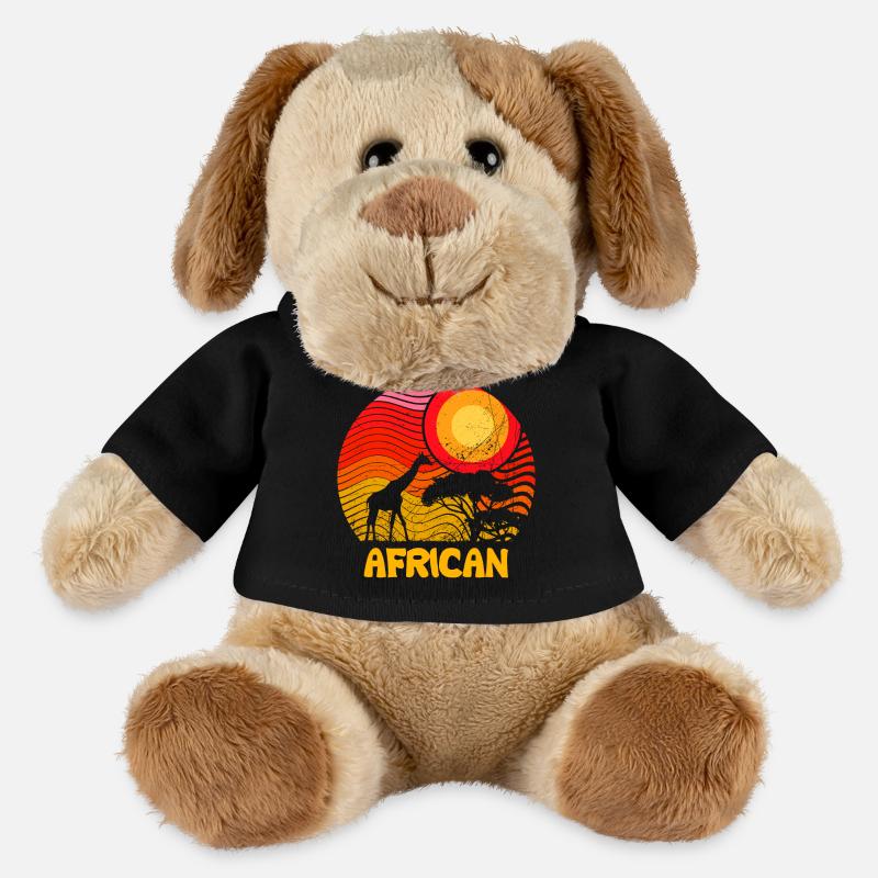 AFRICAN - MiniFeet® Hund Helge - Schwarz