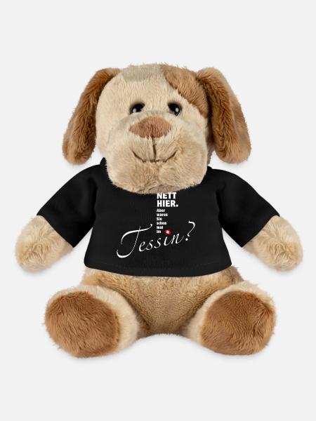 Tessin - nett hier | Ticino - MiniFeet® Hund Helge - Schwarz