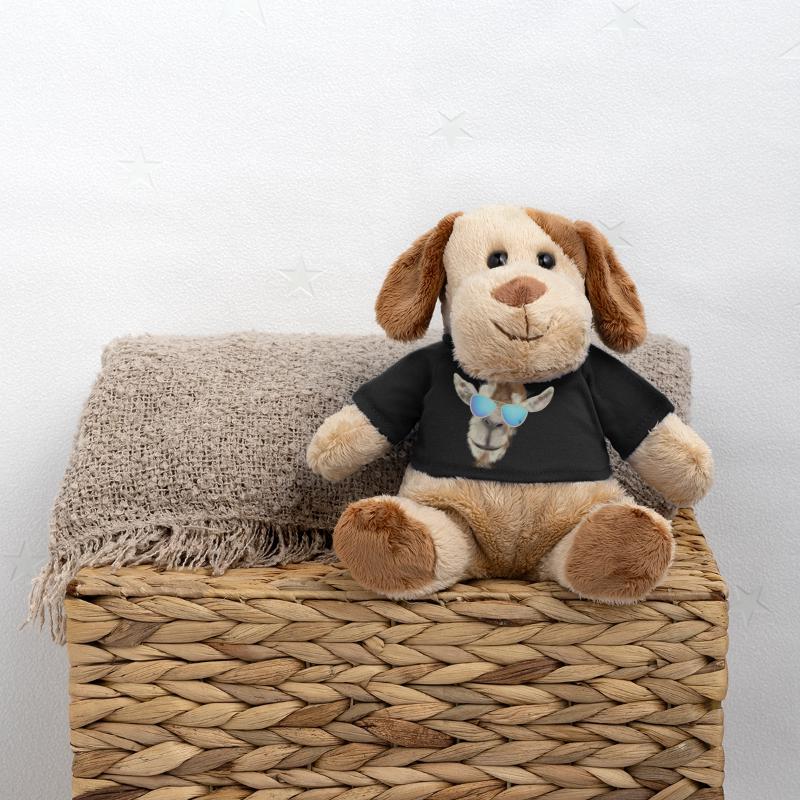 Tête de chèvre décontractée avec lunettes de soleil Chien en peluche Helge MiniFeet®