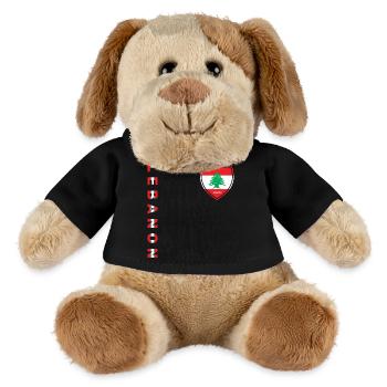 Libanon Beirut Libanese Libanesin Libanesisch LBN - MiniFeet® Hund Helge - Schwarz - Vorne
