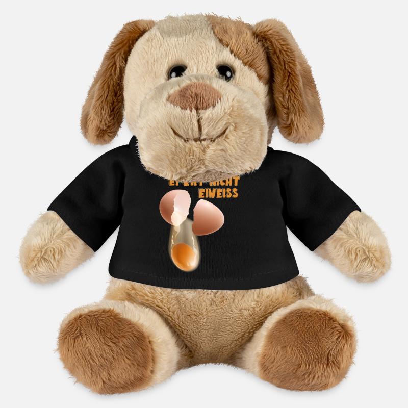 Ei rät nicht Ei weiß Lustiger Spruch - MiniFeet® Hund Helge - Schwarz