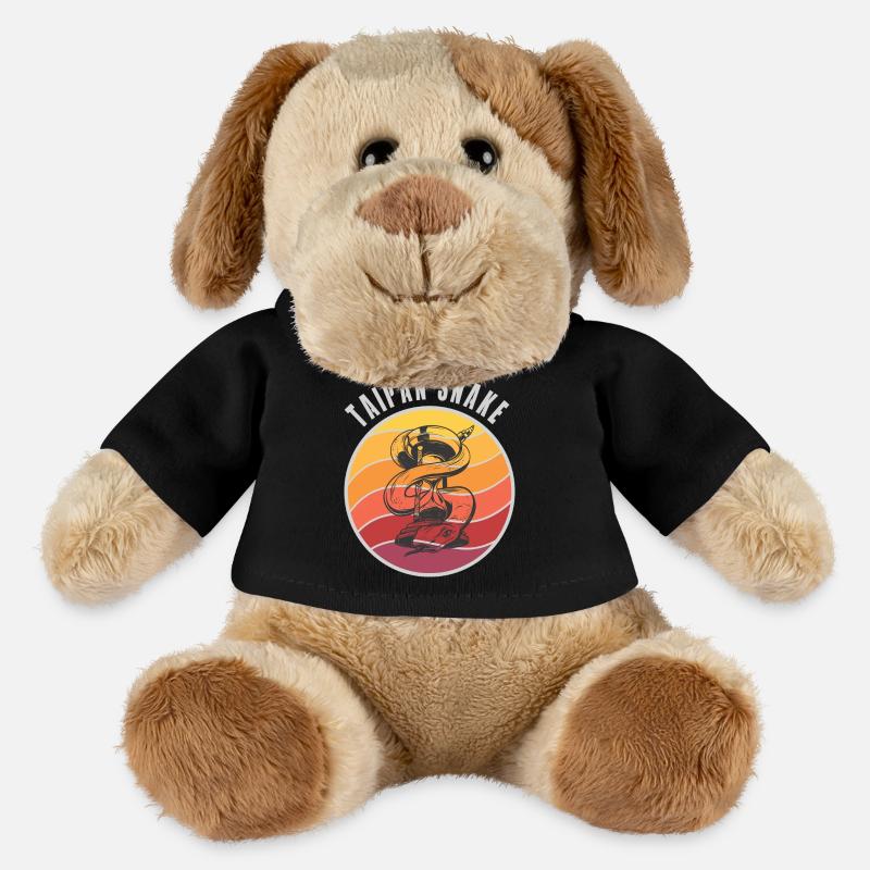 Taipan Schlangen Design / Geschenkidee - MiniFeet® Hund Helge - Schwarz