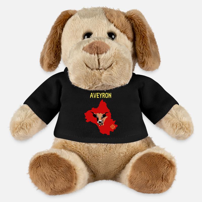 Aveyron - Chien en peluche Helge MiniFeet® - noir