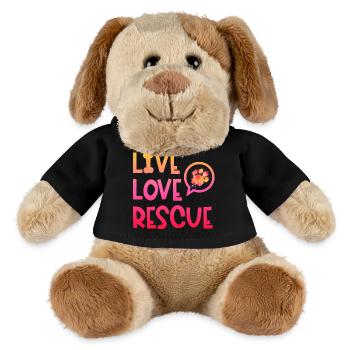 Rescue Dog Search Dog Service Dog Paw - MiniFeet® Dog Helge - black - Front