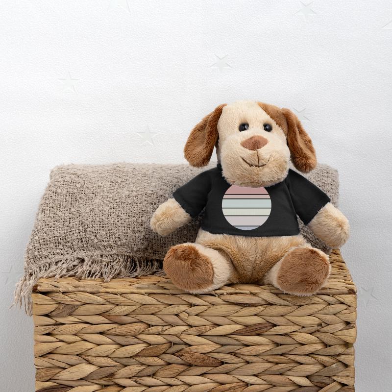 Contexte Pastel Circle Chien en peluche Helge MiniFeet®