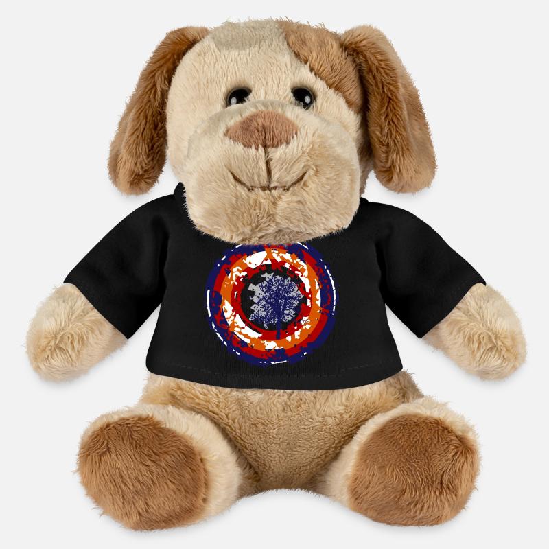 Cible folle - Chien en peluche Helge MiniFeet® - noir