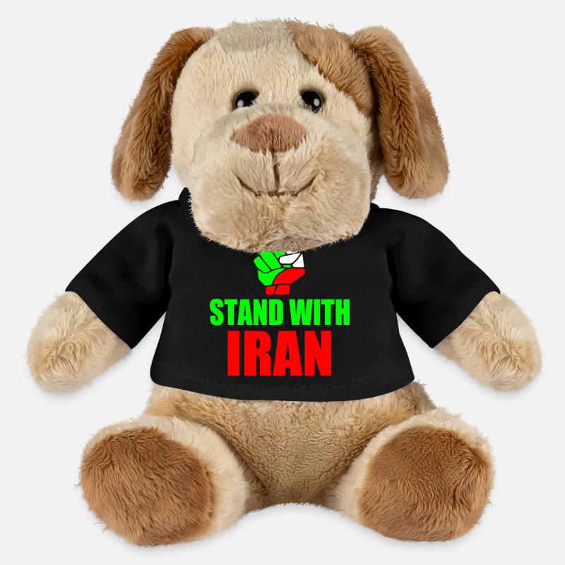 Stand with iran - MiniFeet® Hund Helge - Schwarz