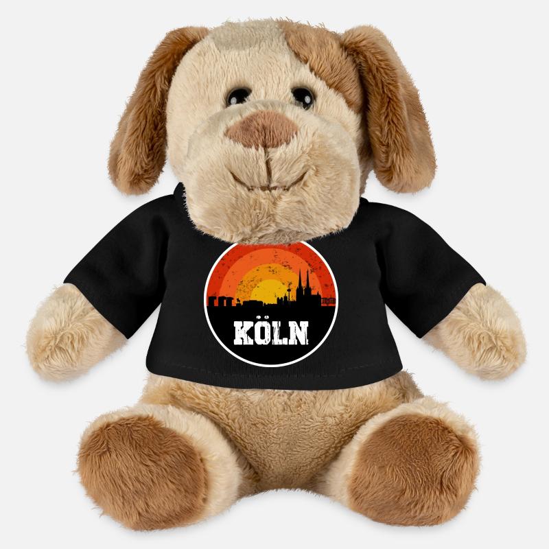 Köln Skyline - MiniFeet® Hund Helge - Schwarz