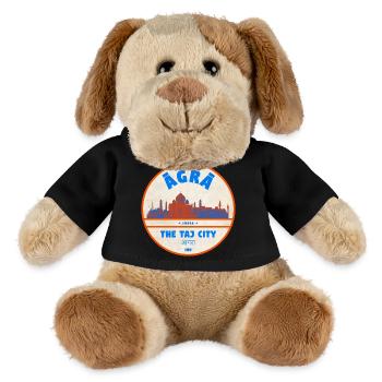 Agra Taj City Silhouette - MiniFeet® Dog Helge - black - Front