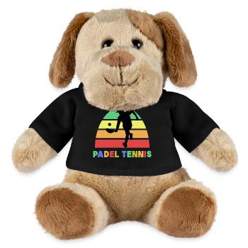 Sport Padel Tennis Balles de loisir Raquettes - Chien en peluche Helge MiniFeet® - noir - Devant