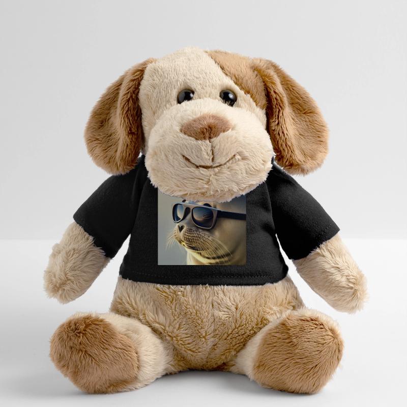 Scellé avec des lunettes de soleil Chien en peluche Helge MiniFeet®