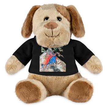 AIMEZ LA NATURE - Chien en peluche Helge MiniFeet® - noir - Devant
