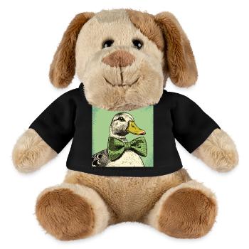 Duck with Bowtie - MiniFeet® Hund Helge - Schwarz - Vorne