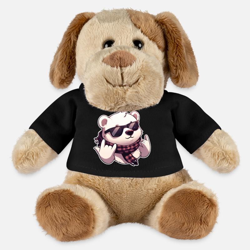 Cooler than your fridge – Polar Bear Edition - MiniFeet® Dog Helge - black