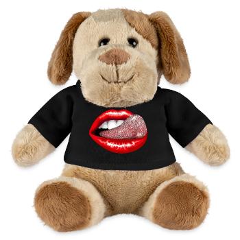 Kostbare tong - MiniFeet® hond Helge - zwart - Voor