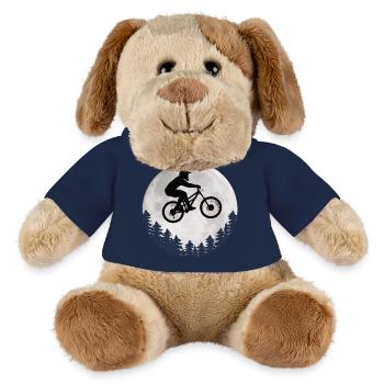 Vélo de montagne Lune Vététiste Lune - Chien en peluche Helge MiniFeet® - bleu marine - Devant