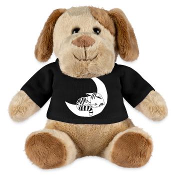 Whimsical kitten - MiniFeet® Dog Helge - black - Front