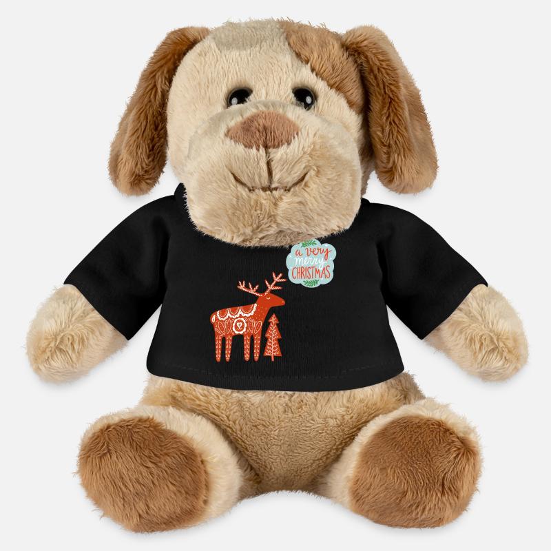 a very merry Christmas - MiniFeet® Dog Helge - black