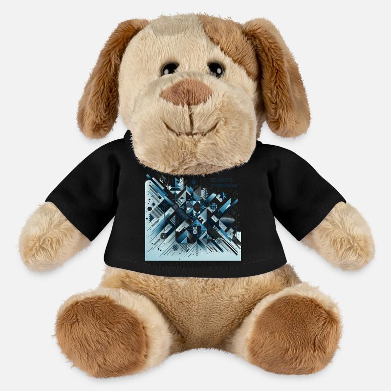 Joyeuses Fêtes de fin d’année - Chien en peluche Helge MiniFeet® - noir
