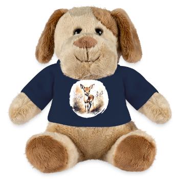 Fawn Watercolor - MiniFeet® Dog Helge - french navy - Front