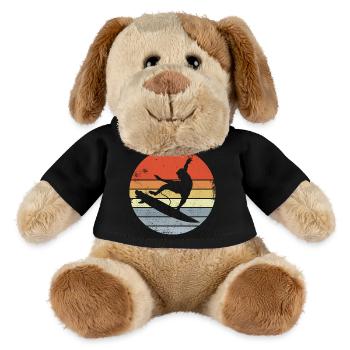 Surfen Vintage Look - MiniFeet® Hund Helge - Schwarz - Vorne