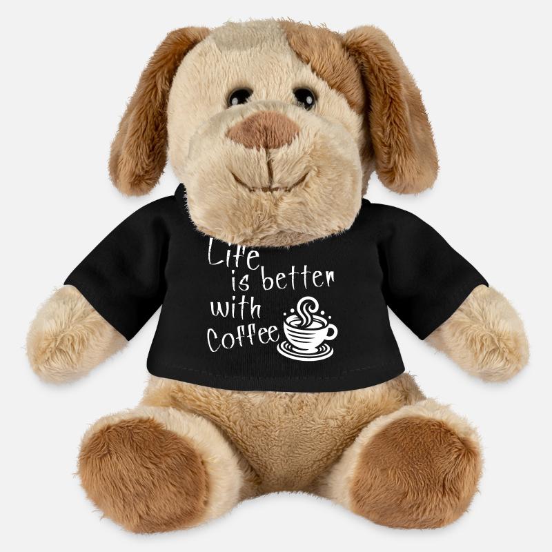 Life is better with Coffee - MiniFeet® Dog Helge - black