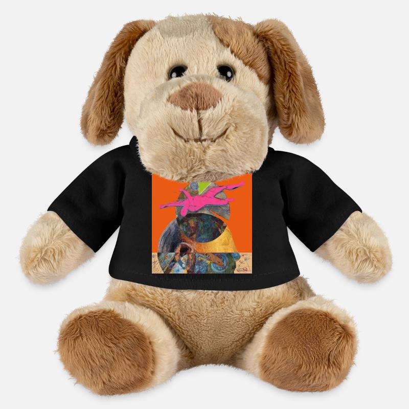 RÊVE - Chien en peluche Helge MiniFeet® - noir
