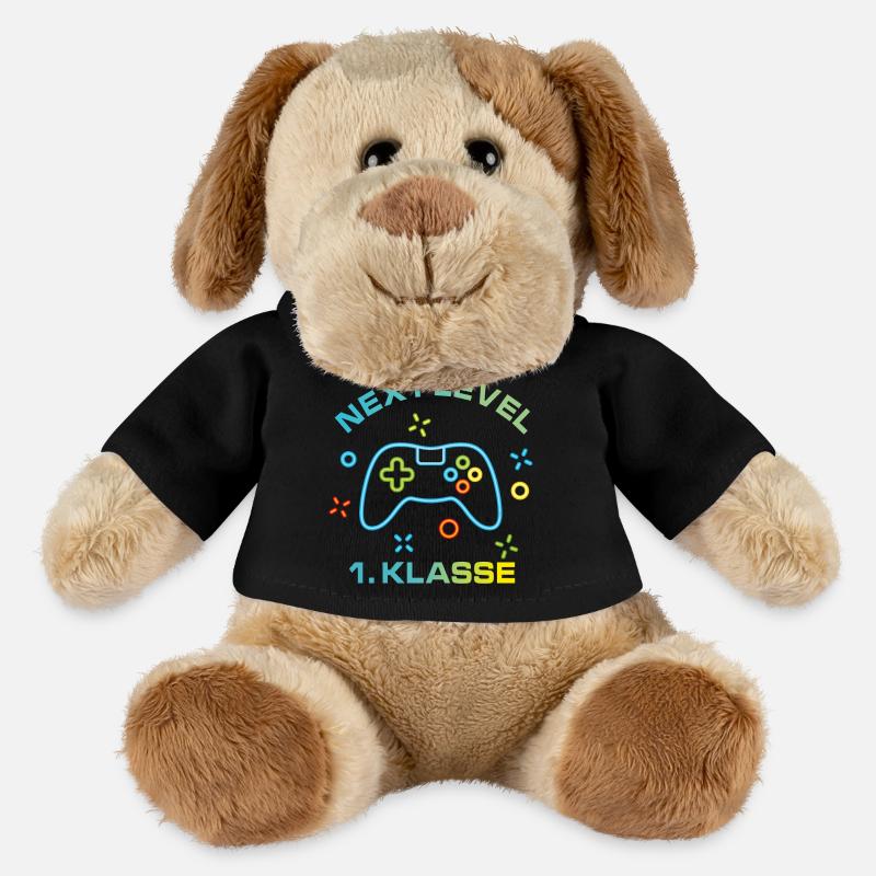 Bunte Spielekonsole Next Level 1.Klasse - MiniFeet® Hund Helge - Schwarz