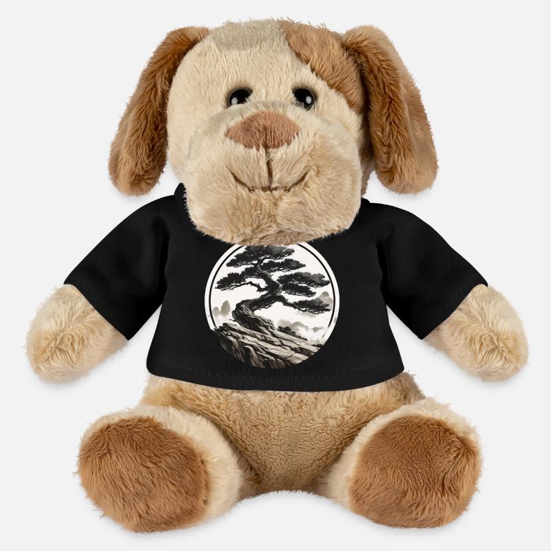 Asiatische Landschaft - MiniFeet® Hund Helge - Schwarz