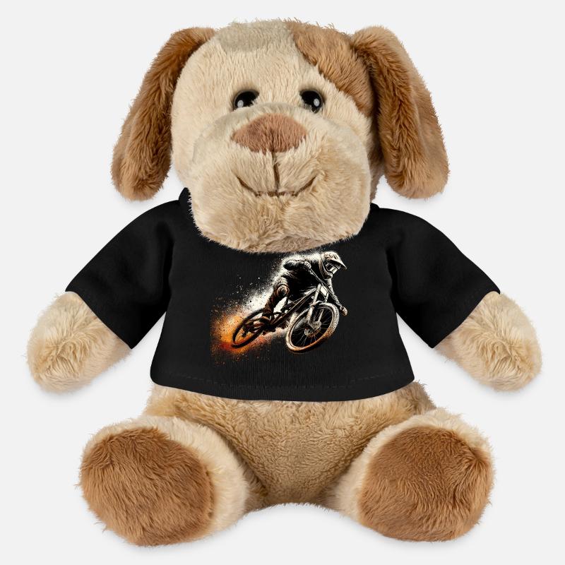VTT VTT VTT Cadeau de VTT - Chien en peluche Helge MiniFeet® - noir