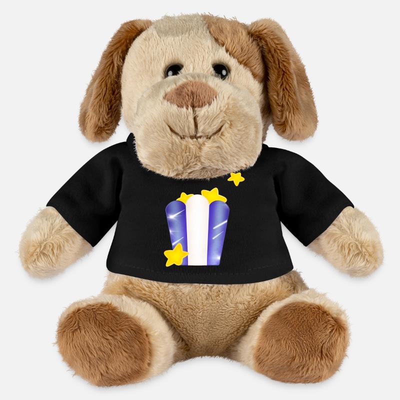 Sachet étoilé ! - Chien en peluche Helge MiniFeet® - noir