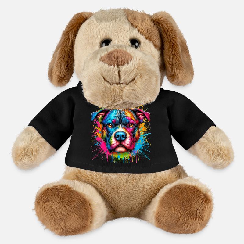Pitbull Hund - MiniFeet® Hund Helge - Schwarz