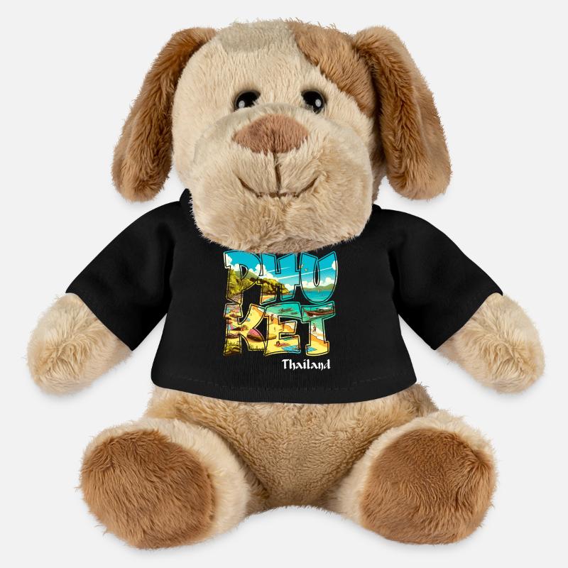 Phuket Thailand Strand Urlaub Design - MiniFeet® Hund Helge - Schwarz