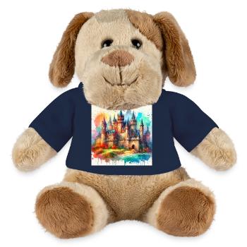 Mittelalterliche Burg - MiniFeet® Hund Helge - French Navy - Vorne