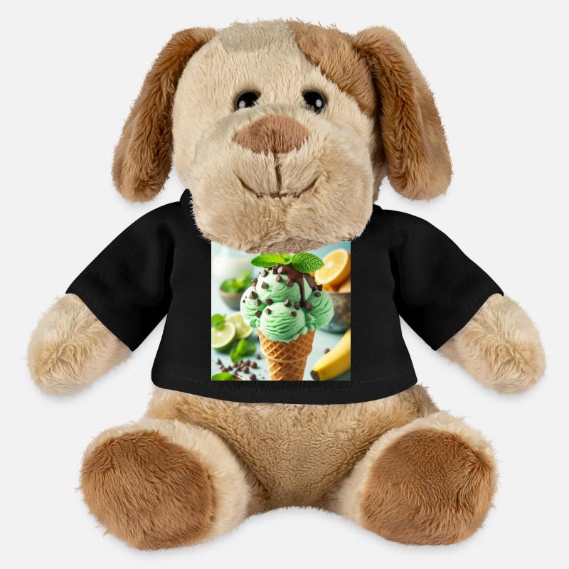 Mint ice cream - MiniFeet® Dog Helge - black