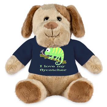 Animal caméléon - Chien en peluche Helge MiniFeet® - bleu marine - Devant