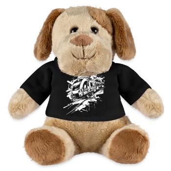 Train Graffiti - MiniFeet® Dog Helge - black - Front