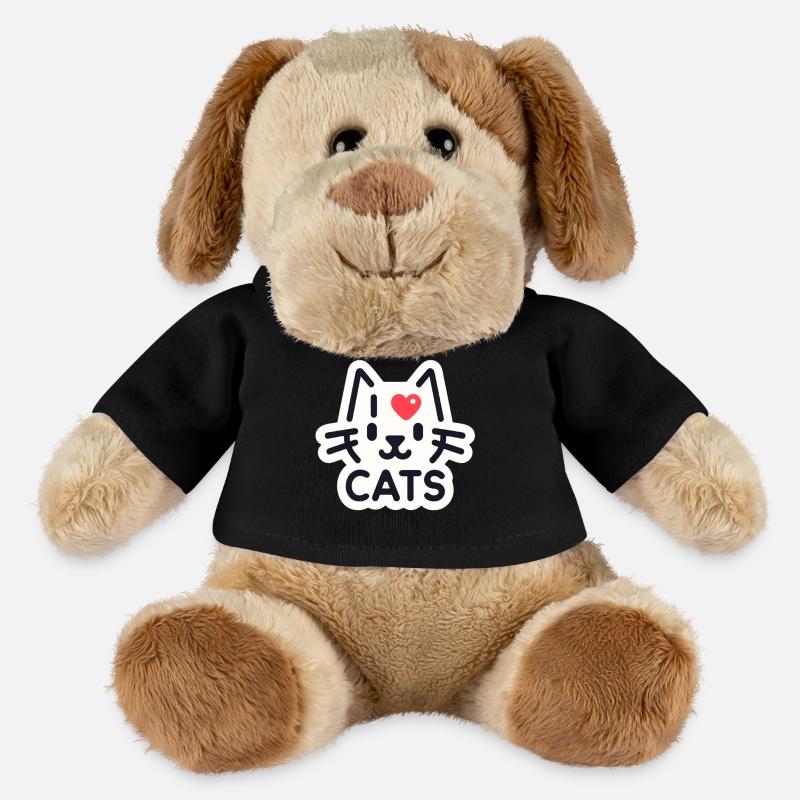 Charming cat love - MiniFeet® Dog Helge - black