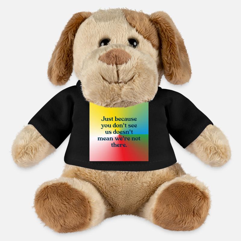 Just because you don't see us - MiniFeet® Hund Helge - Schwarz