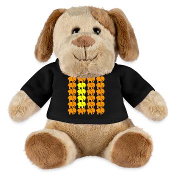 ÉLÉPHANT - Chien en peluche Helge MiniFeet® - noir - Devant