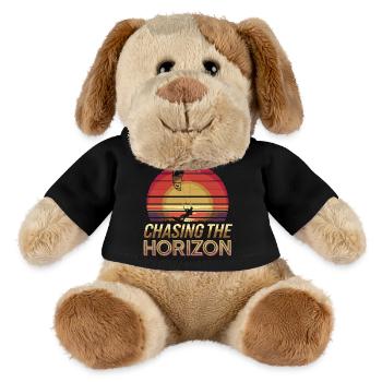 Sunset Kite Surfer Design - MiniFeet® Dog Helge - black - Front