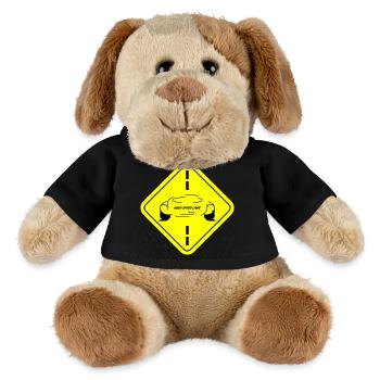 High Speed Lane - Chien en peluche Helge MiniFeet® - noir - Devant