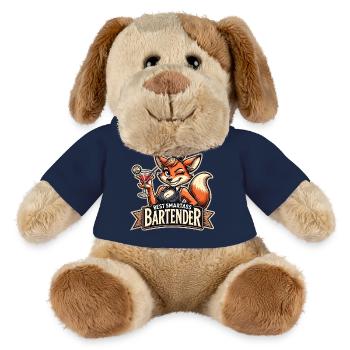 Bartender Barmaid Vixen Fox Gift - MiniFeet® Dog Helge - french navy - Front