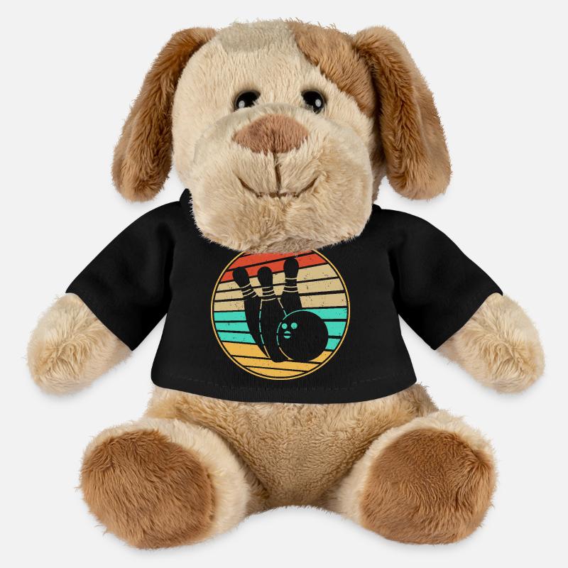 Bowling Retro - MiniFeet® Dog Helge - black