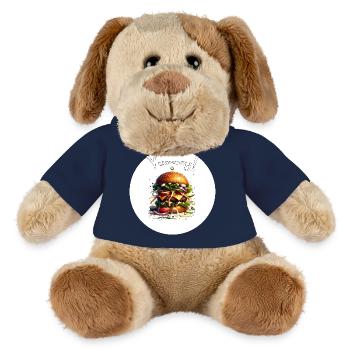 Yummy Burger Kunst - MiniFeet® Hund Helge - French Navy - Vorne