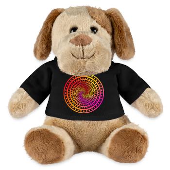 crazy Dots - MiniFeet® Hund Helge - Schwarz - Vorne